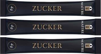 Maitre Zucker Stick 1000 x 4g Karton